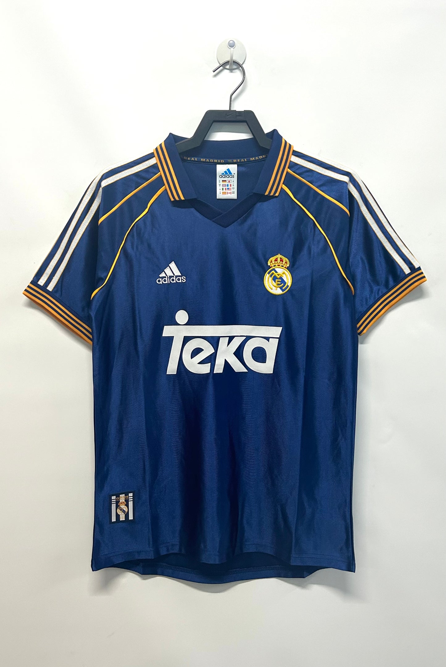 CAMISETA REAL MADRID AZUL VISITANTE 1998-1999