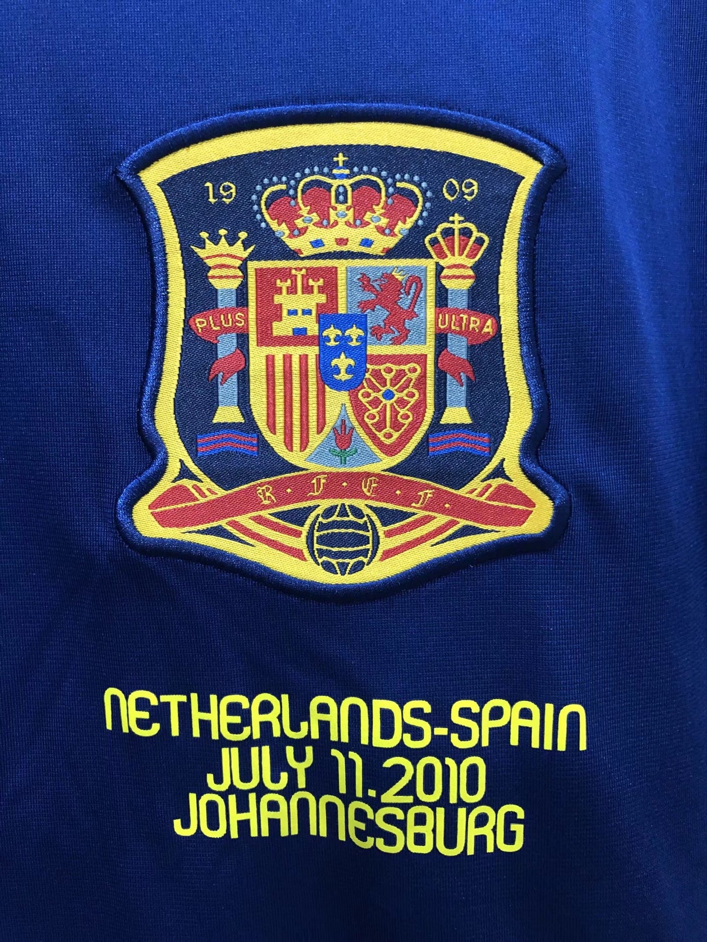 CAMISETA RETRO ESPAÑA FINAL CM 2010