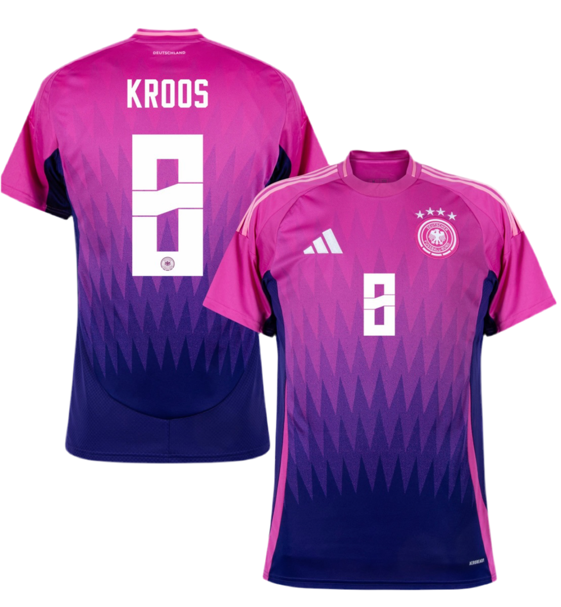 CAMISETA ALEMANIA VISITANTE EUROCOPA 2024  con nombre  Kroos