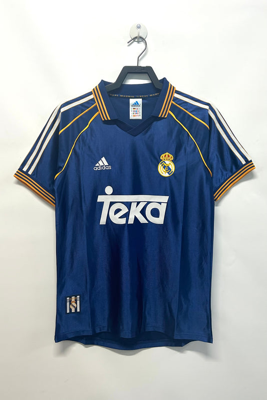 CAMISETA REAL MADRID AZUL VISITANTE 1998-1999